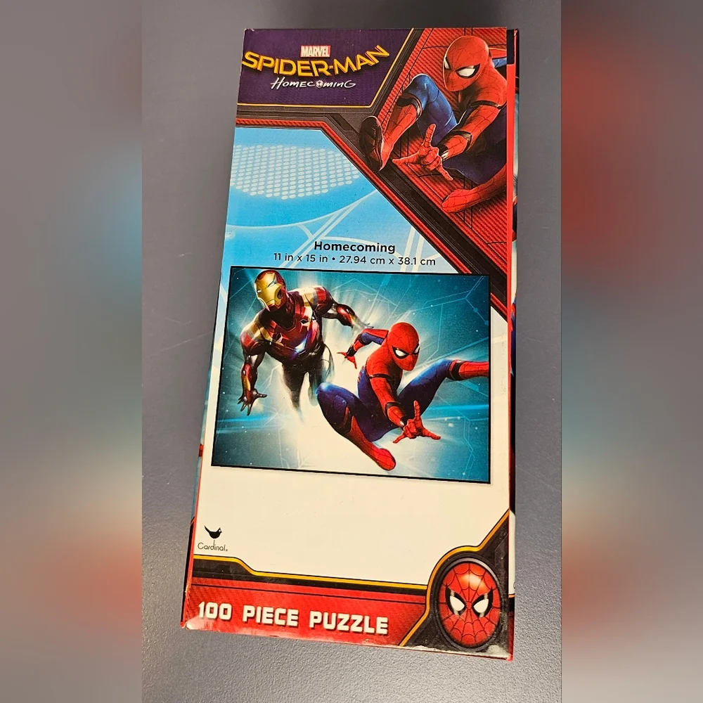 [MARVEL] 2017 Spiderman & Ironman 《100》Piece Puzzle [New In Box]